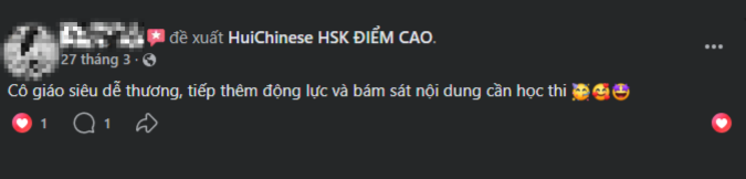 Phản hồi của học viên